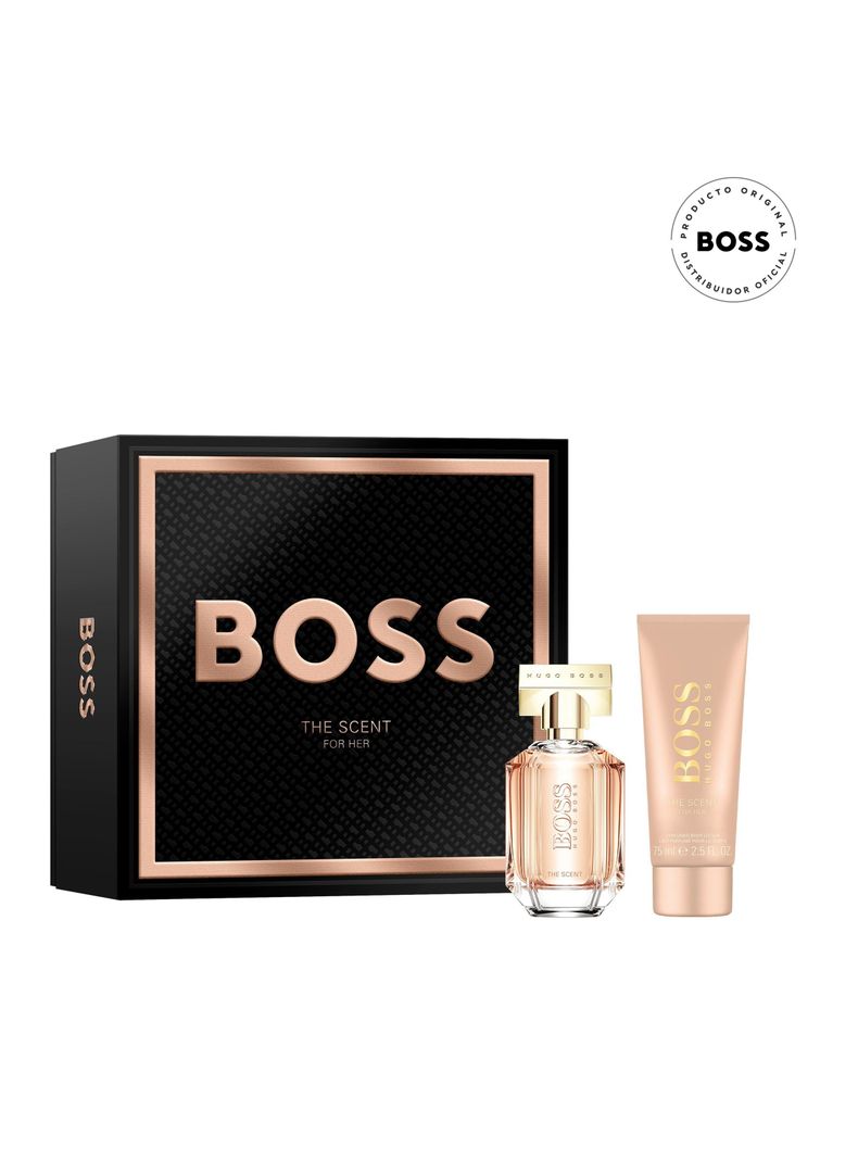 Set Perfume The Scent For Her EDP Mujer 50 ml + Body Lotion 75 ml Hugo Boss-1