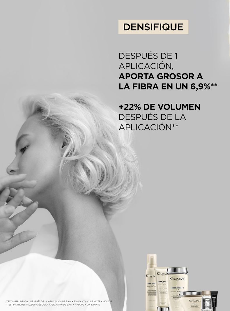 Shampoo Espesante Cabello Fino Bain Densité Densifique 250ml-3