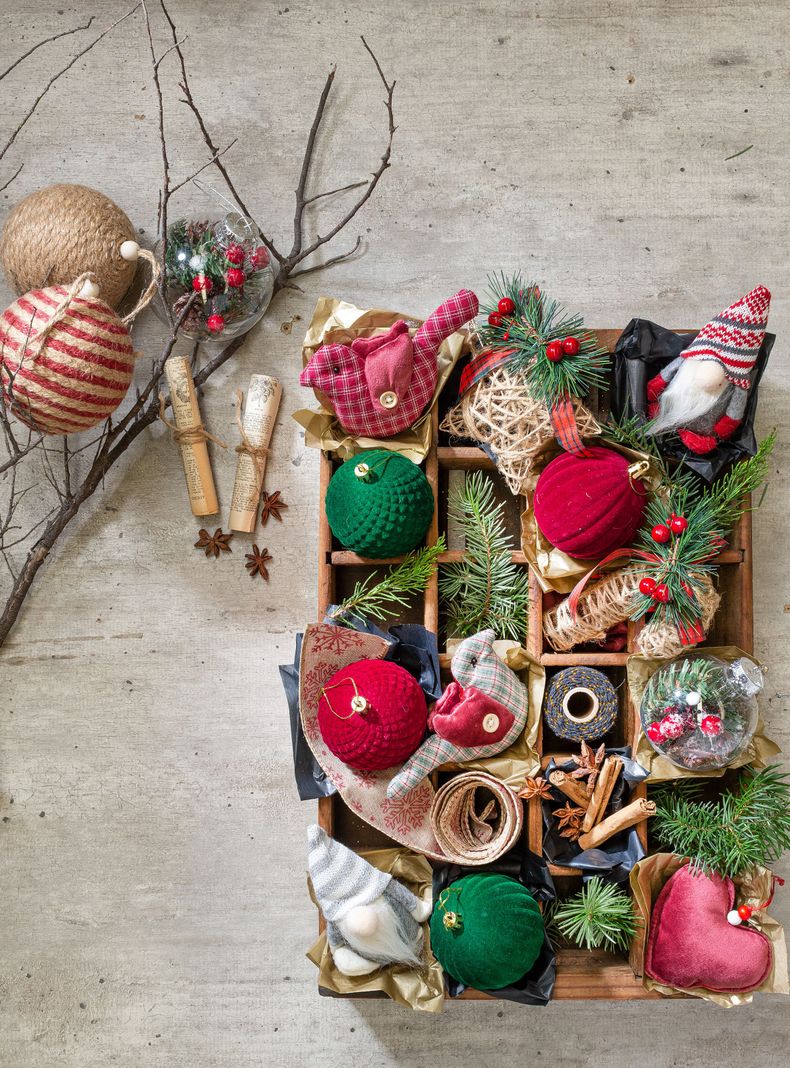 Set 6 Adornos Navidad Yute Forest-4