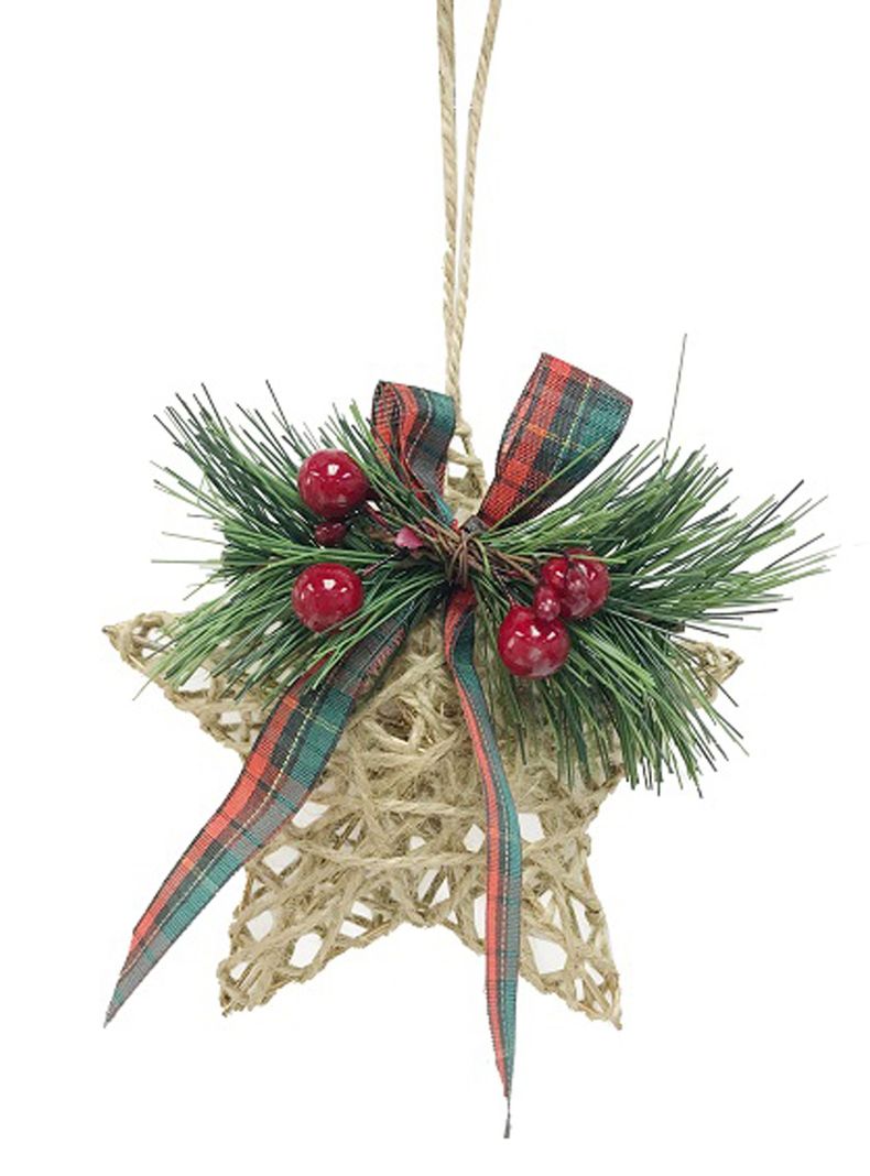 Set 6 Adornos Navidad Yute Forest-3