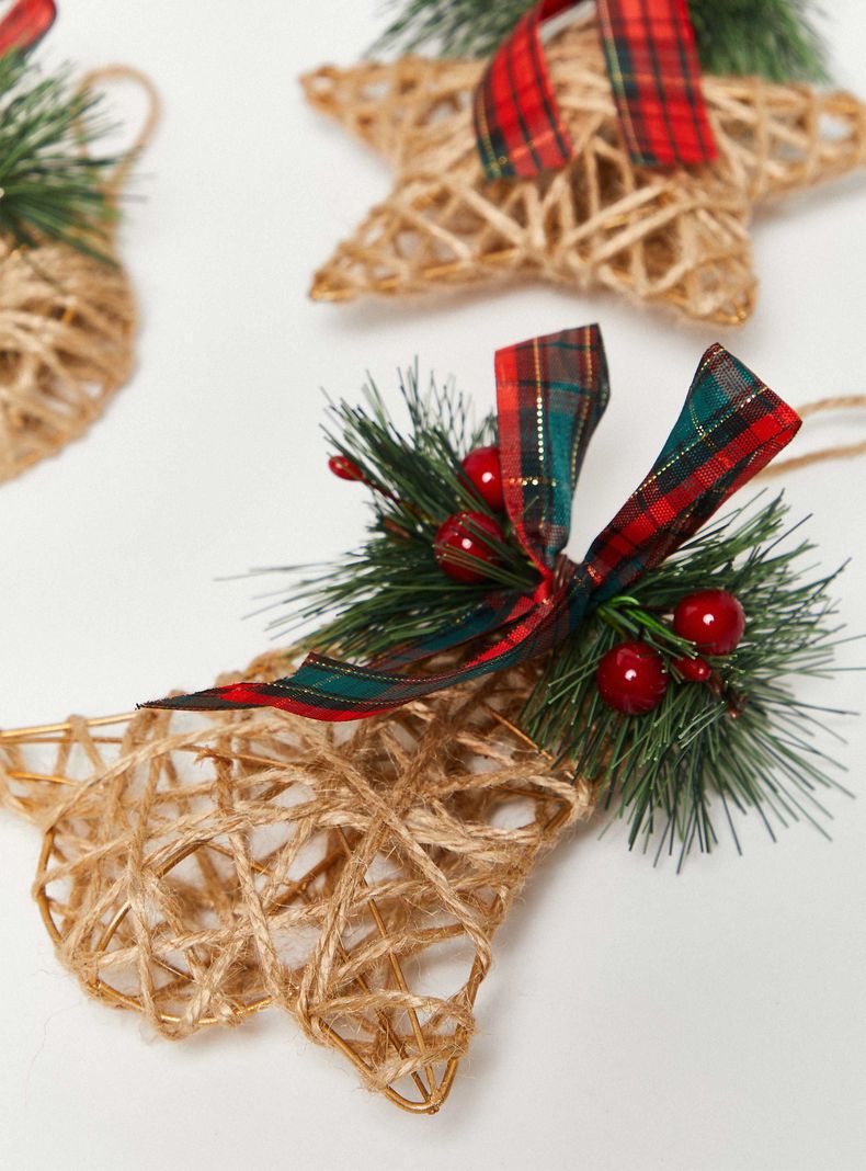 Set 6 Adornos Navidad Yute Forest-2