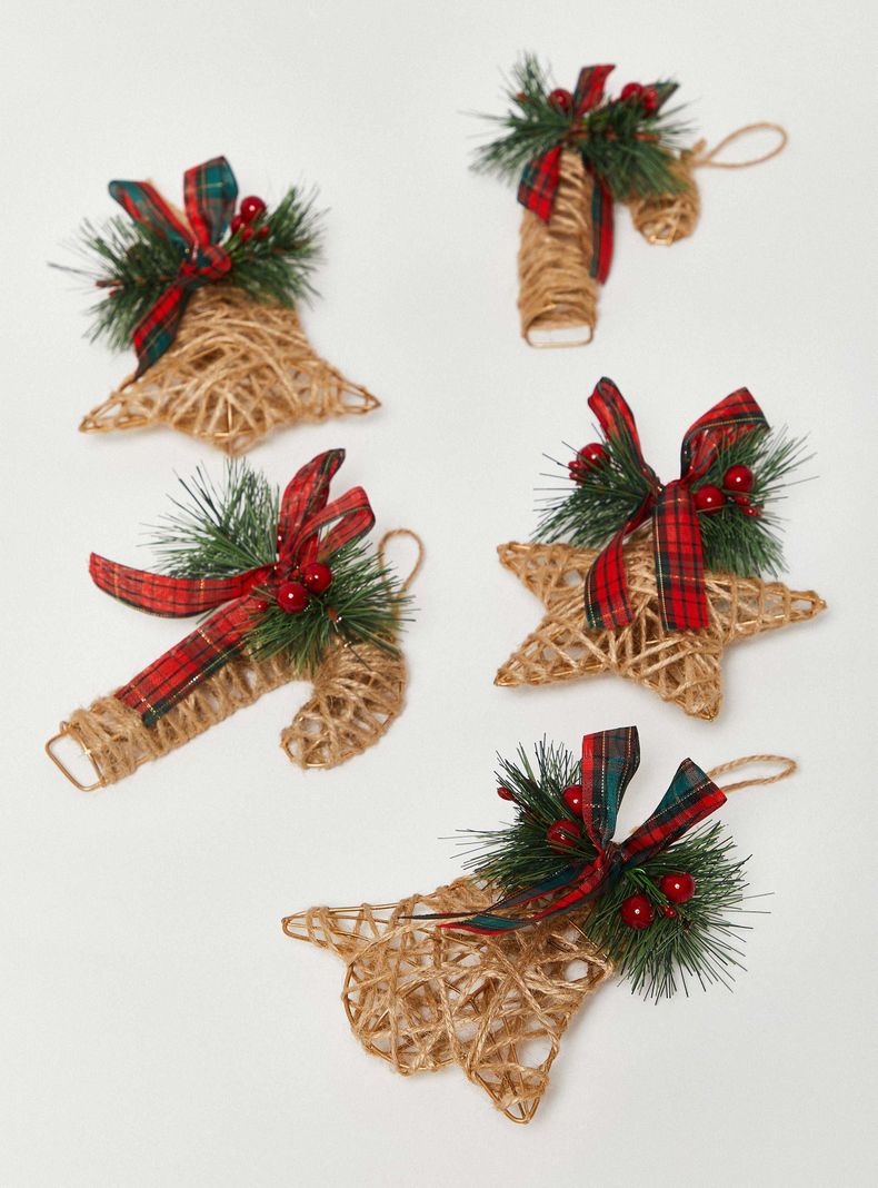 Set 6 Adornos Navidad Yute Forest-0