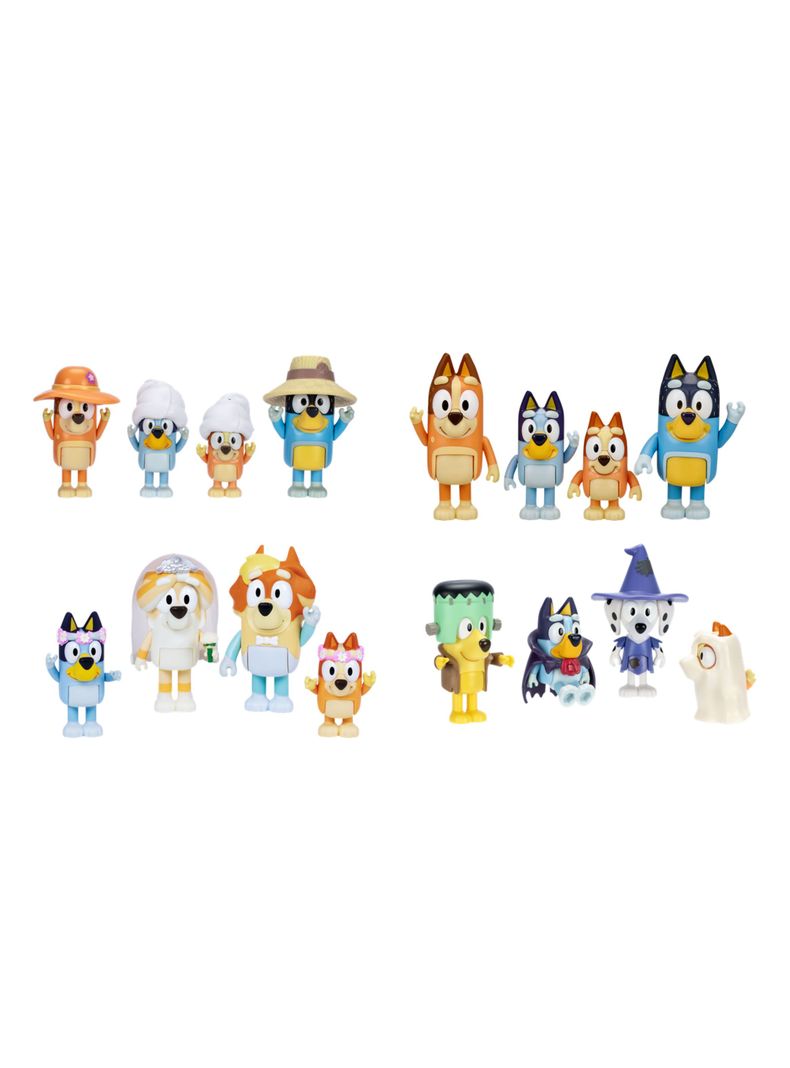 Figuras de Acción Bluey Set 4 Aleatorio-0