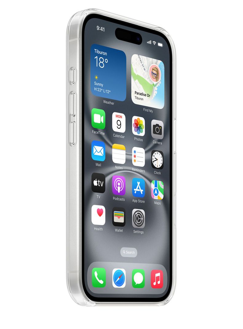 Carcasa para iPhone 16 Transparente-5