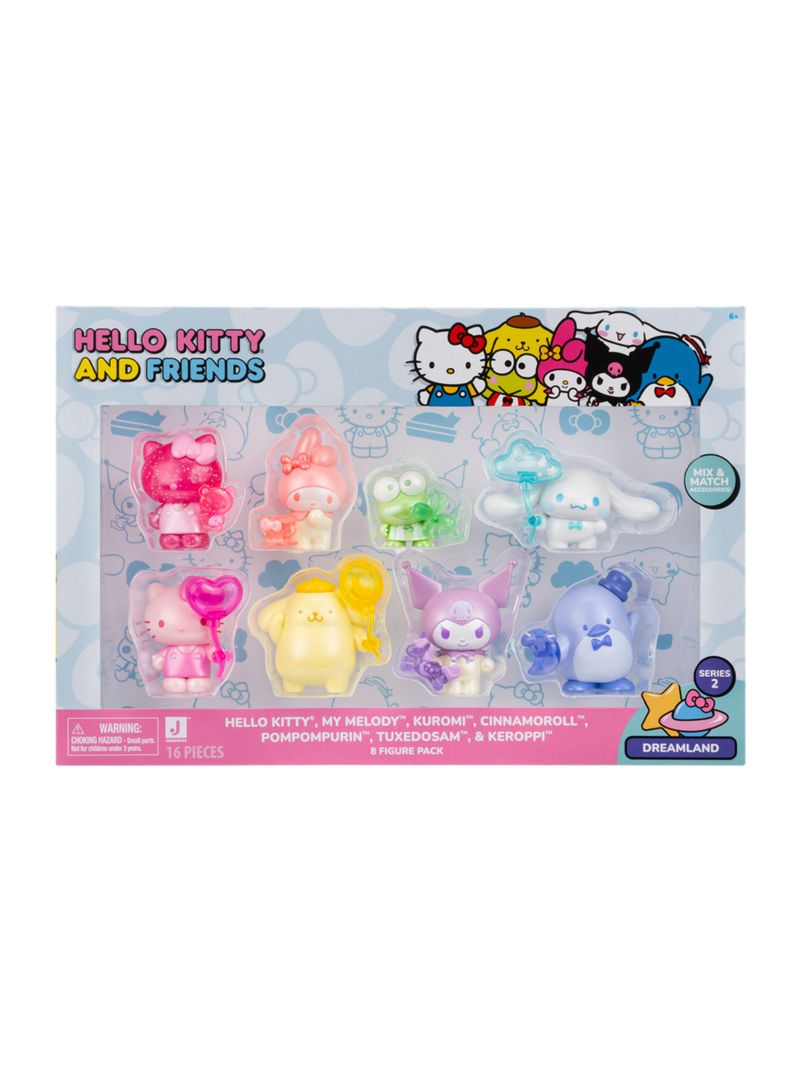 Pack de 8 Figuras Hello Kitty-1
