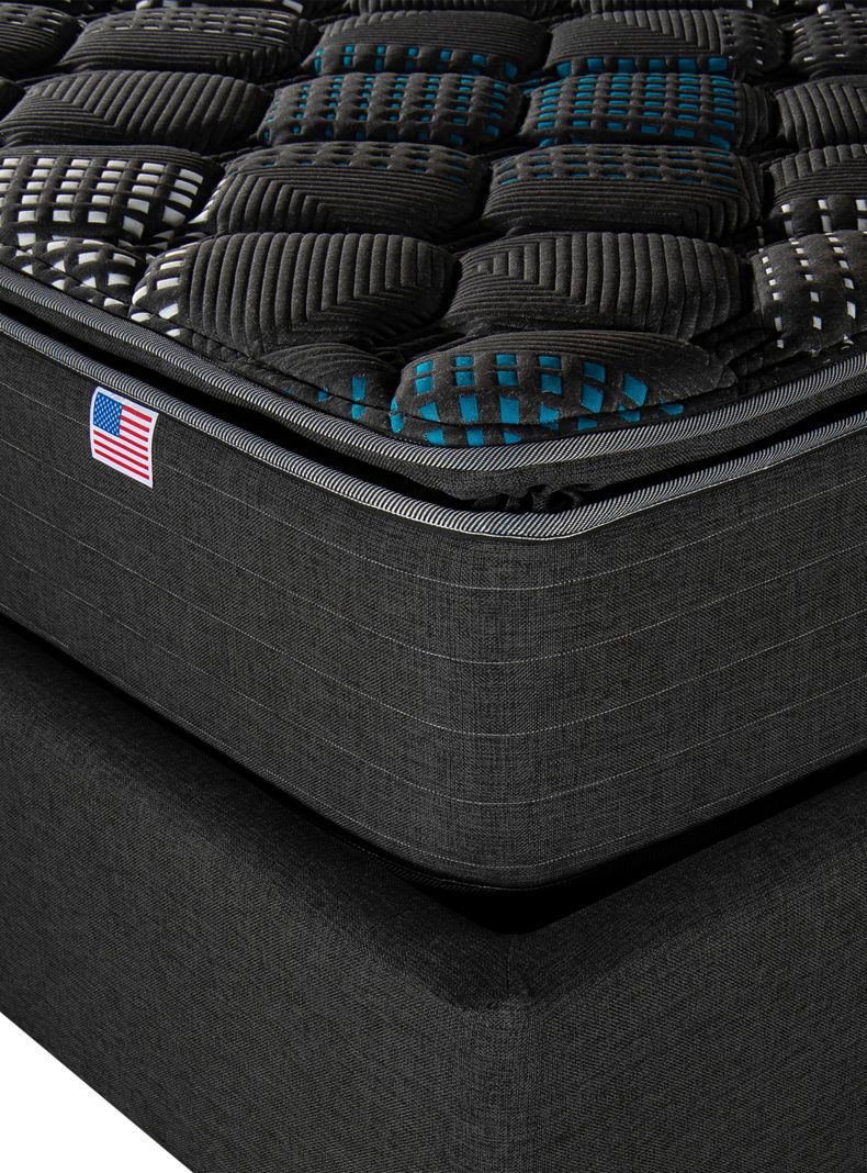 Cama Europea Bignest Dolphin Base Dividida 2 Plazas + Respaldo Tignes Marengo-4