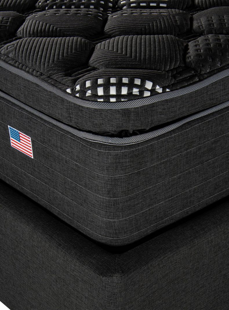 Cama Europea Bignest Harmony Base Dividida 2 Plazas + Respaldo Tignes Marengo-4