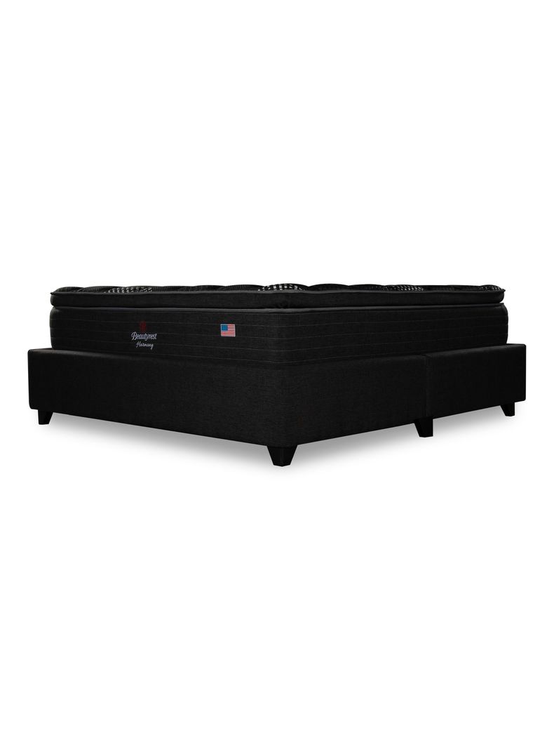 Cama Europea Bignest Harmony Base Dividida 2 Plazas + Respaldo Tignes Marengo-0