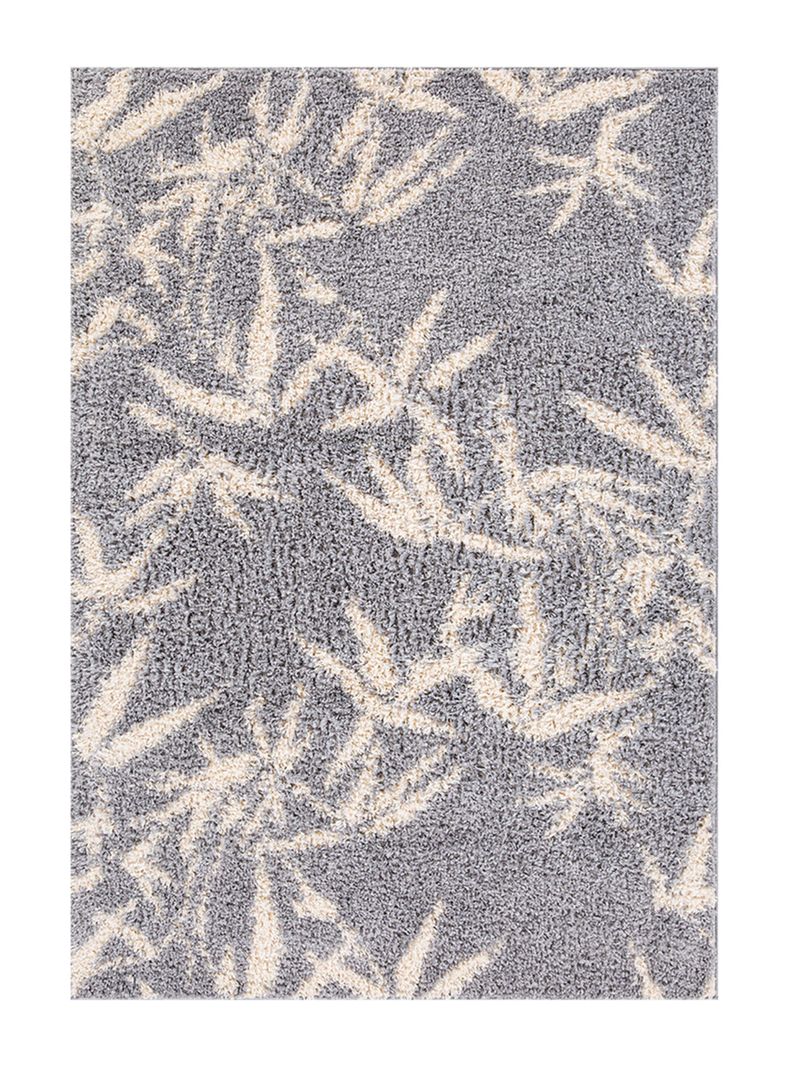 Bajada de Cama Shaggy Guiza 50x100 cm Gris-0