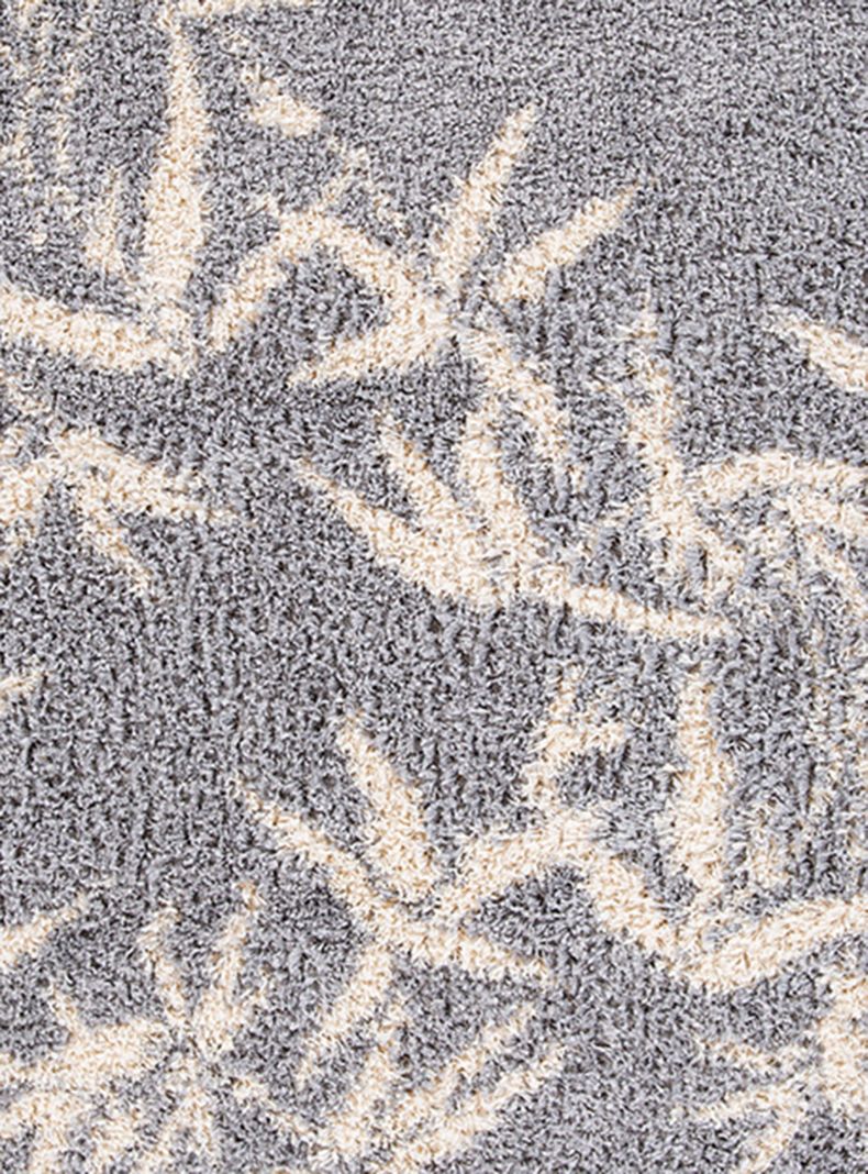 Bajada de Cama Shaggy Guiza 50x100 cm Gris-1