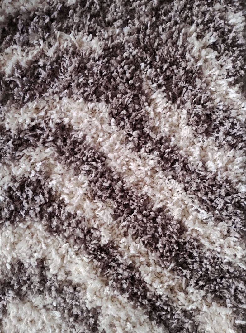 Bajada de Cama Shaggy Guiza 50x100 cm Beige-1