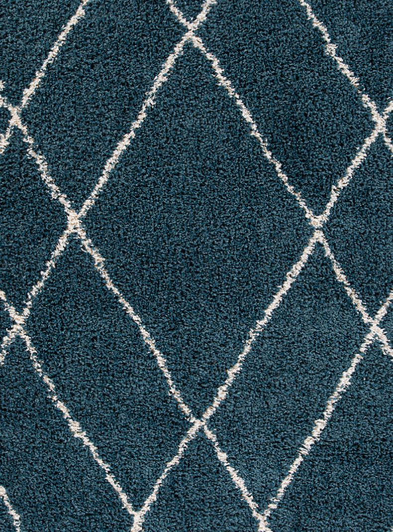Bajada de Cama Shaggy Guiza 50x100 cm Turquesa-1