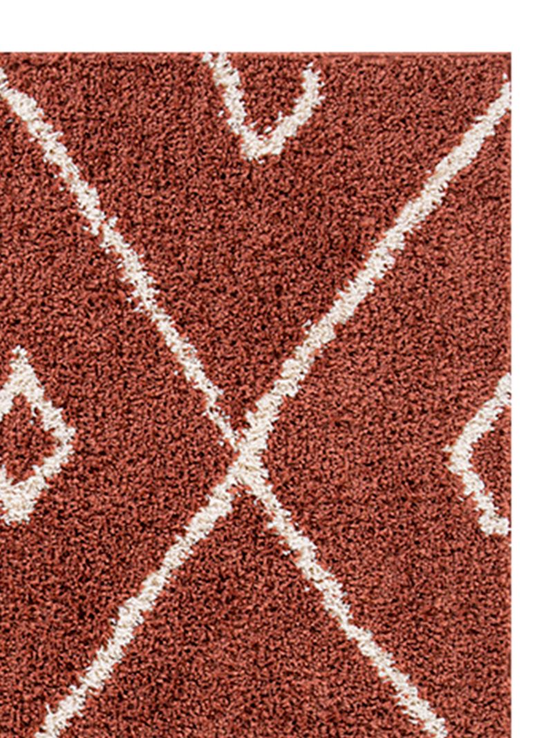 Bajada de Cama Shaggy Guiza 50x100 cm Terracota-1