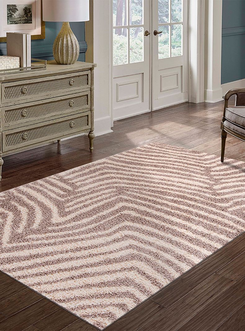 Alfombra Shaggy Guiza 170x230 cm Beige-2