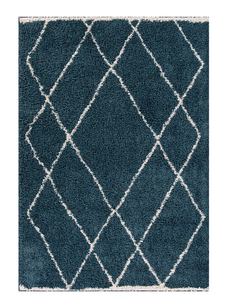 Alfombra Shaggy Guiza 170x230 cm Turquesa-0