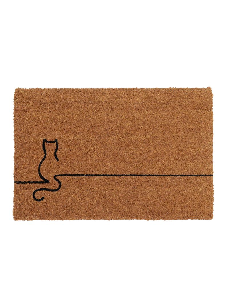 Limpiapies Katze 45x75 cm Cafe