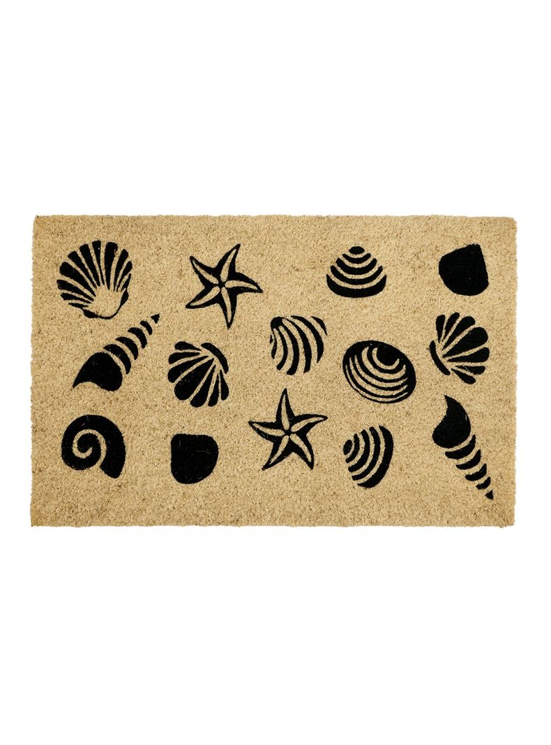 Limpiapiés Shells 60x120 cm Café-0