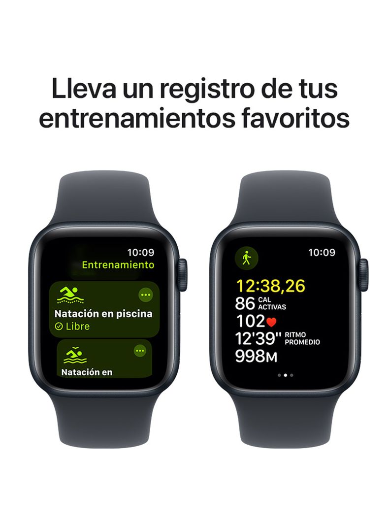 Apple Watch SE GPS Caja Aluminio 40mm Correa Deportiva Medianoche Talla S/M-5