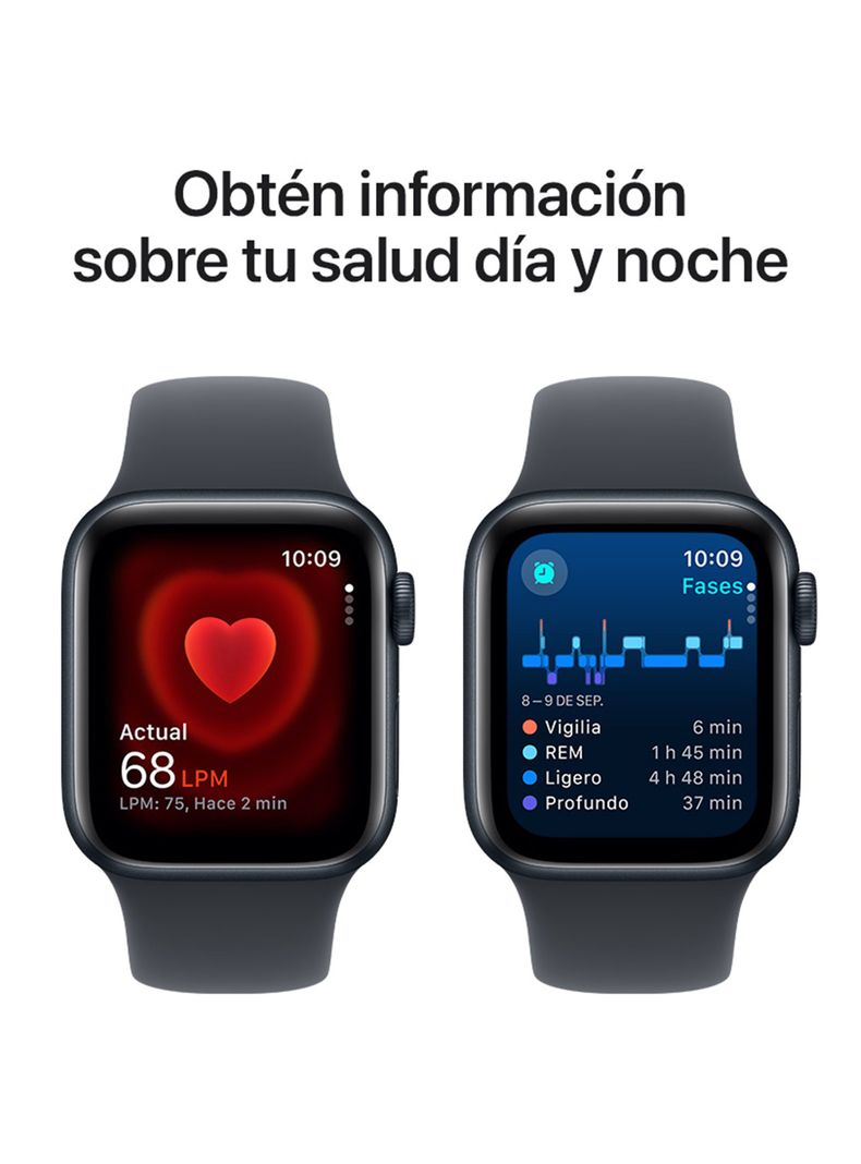 Apple Watch SE GPS Caja Aluminio 40mm Correa Deportiva Medianoche Talla S/M-4
