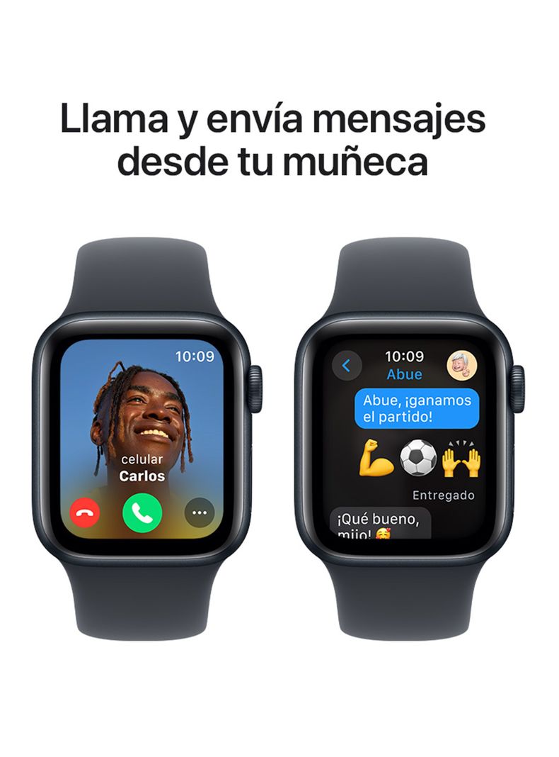 Apple Watch SE GPS Caja Aluminio 40mm Correa Deportiva Medianoche Talla S/M-3