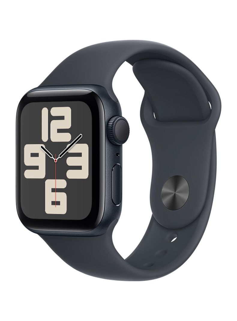 Apple Watch SE GPS Caja Aluminio 40mm Correa Deportiva Medianoche Talla S/M-0