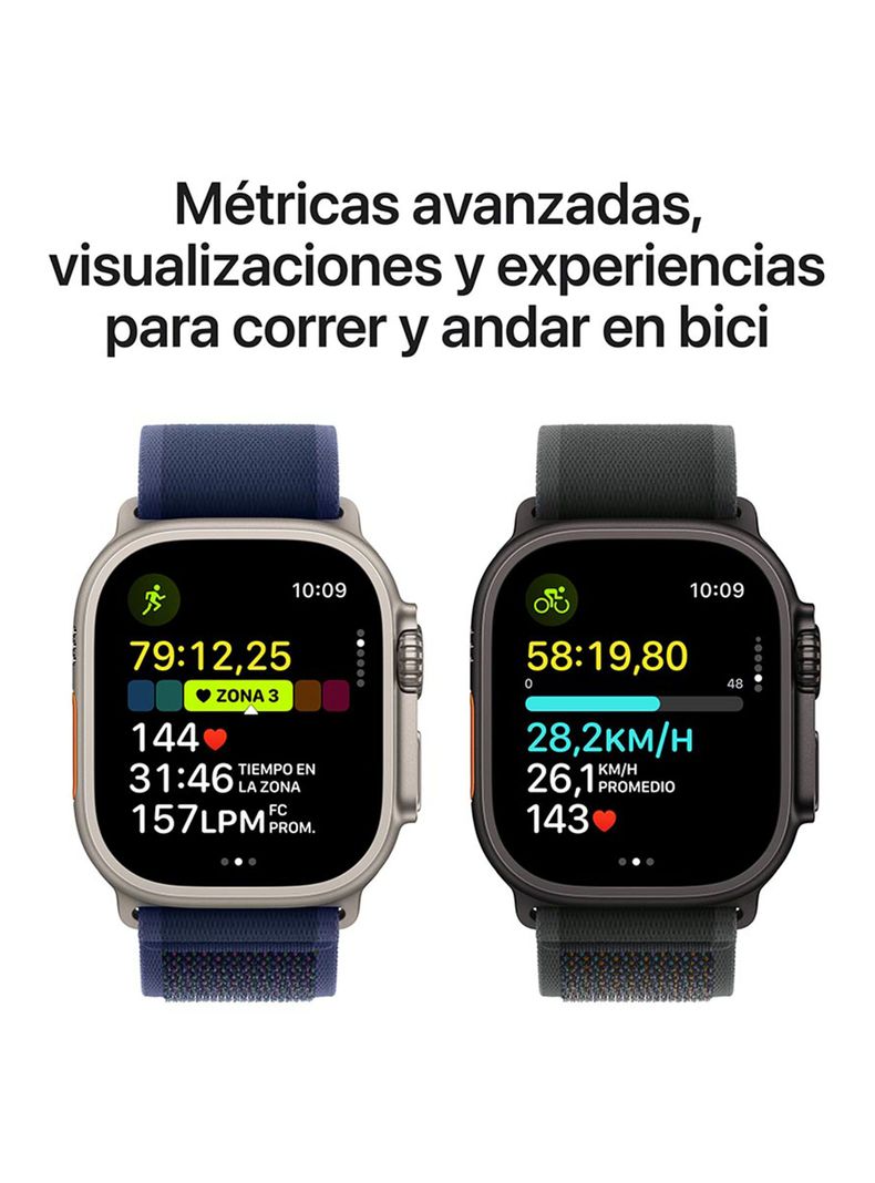 Apple Watch Ultra 2 GPS + Cellular Caja Titanio Natural 49mm Correa Loop Alpine Canela Talla M-3