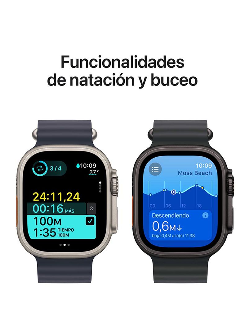 Apple Watch Ultra 2 GPS + Cellular Caja Titanio Natural 49mm Correa Loop Alpine Canela Talla L-4