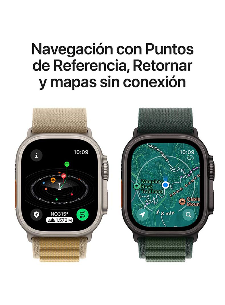 Apple Watch Ultra 2 GPS + Cellular Caja Titanio Negro 49 mm Correa Ocean Negra-5