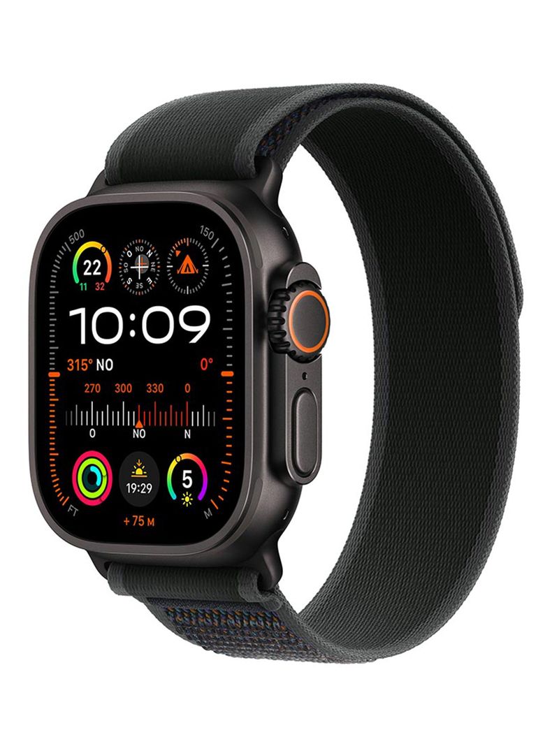 Apple Watch Ultra 2 GPS + Cellular Caja Titanio Negro 49 mm Correa Loop Trail Negra Talla M/L-0