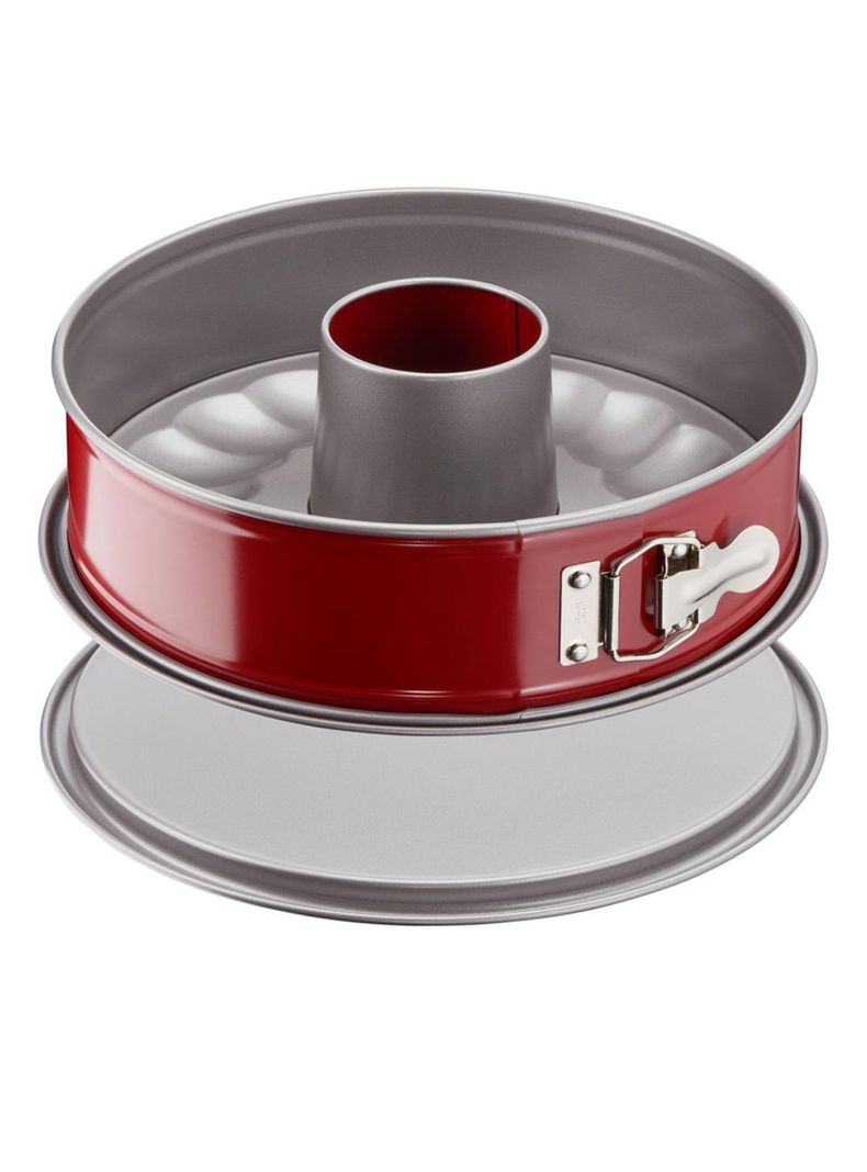 Molde Torta 25 cm Desmontable Delibake Rojo-0
