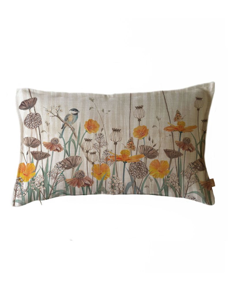 Funda de Cojín Marisa Ciclo Amapolas 50 x 30 cm