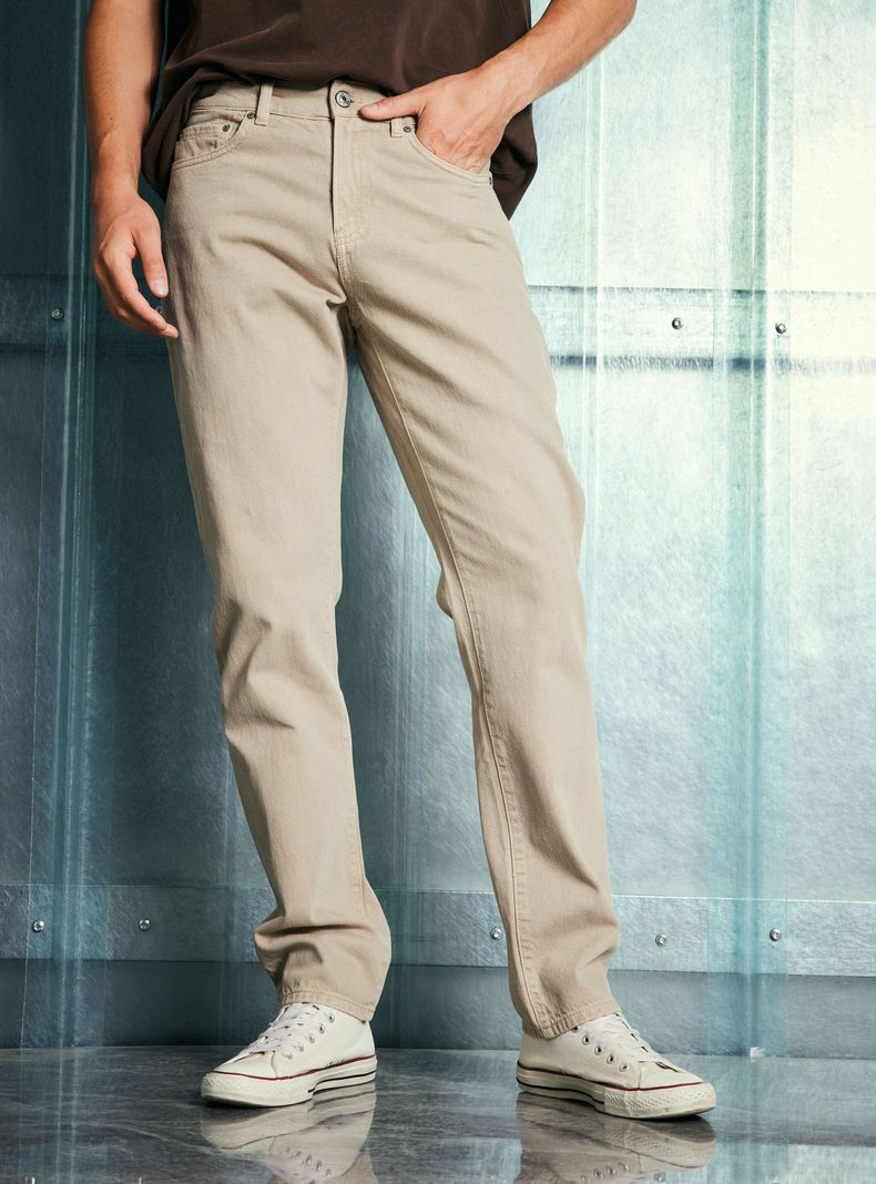 Jeans Slim Algodón-0