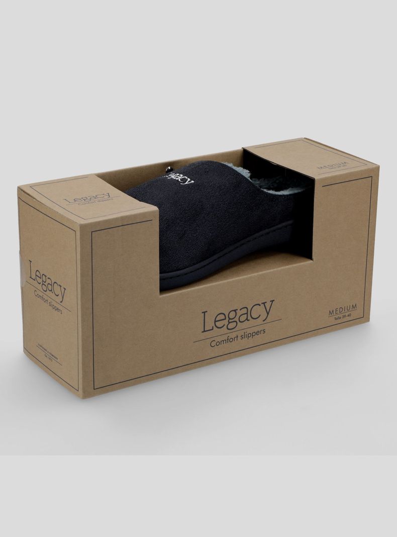 Pantufla Básica Gris Legacy-3
