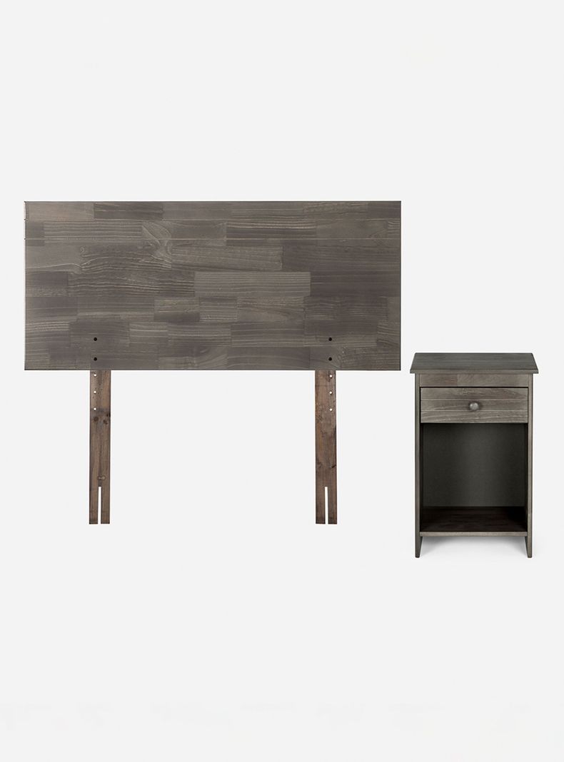 Cama Ergo T 1.5 Plazas Tabor Grafito-2