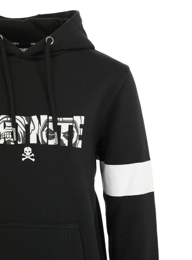 Polerón Hoodie Negro Junior Skull Trooper Fortnite-2
