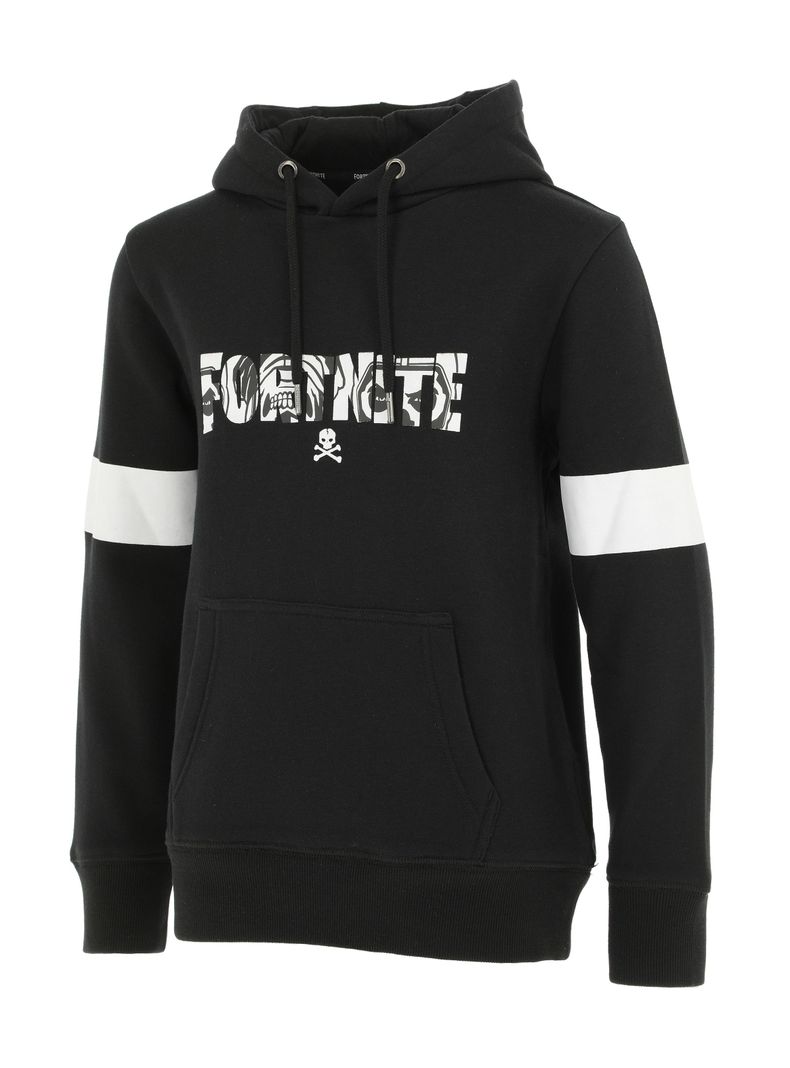 Polerón Hoodie Negro Junior Skull Trooper Fortnite-1