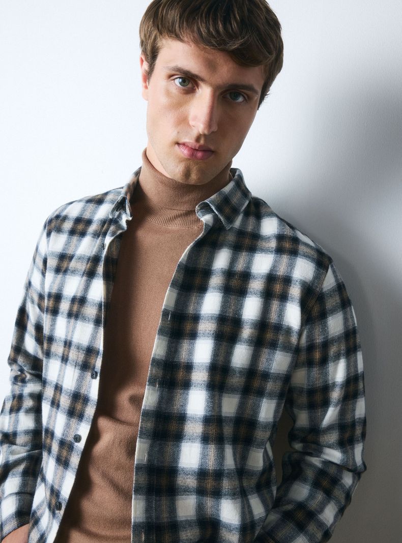 Camisa Escocesa Print-2