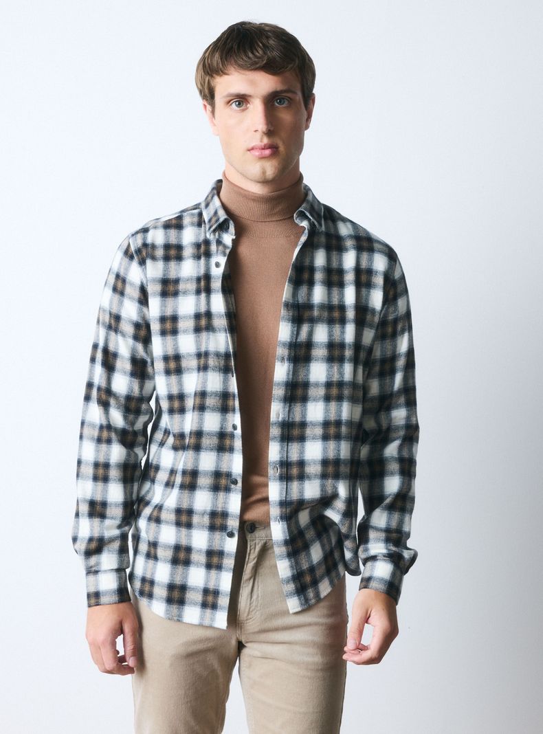 Camisa Escocesa Print-0