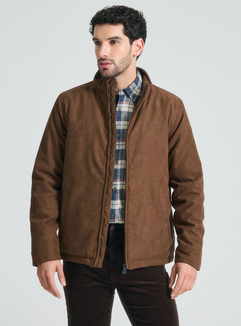 Chaqueta Suede Full Zipper-0