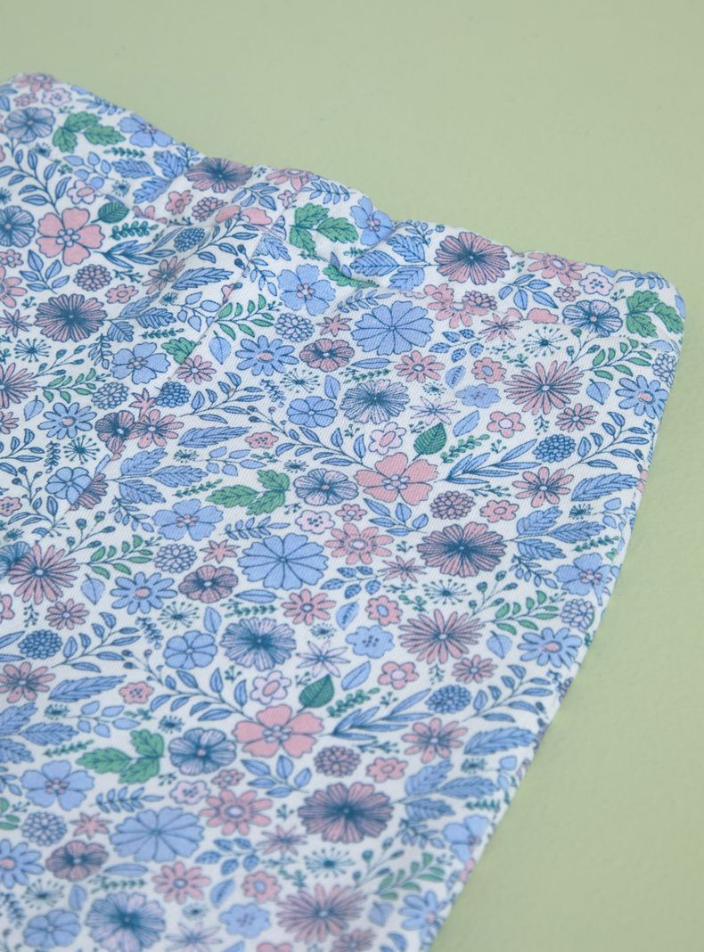 Pantalón con Estampado y Pinzas-1