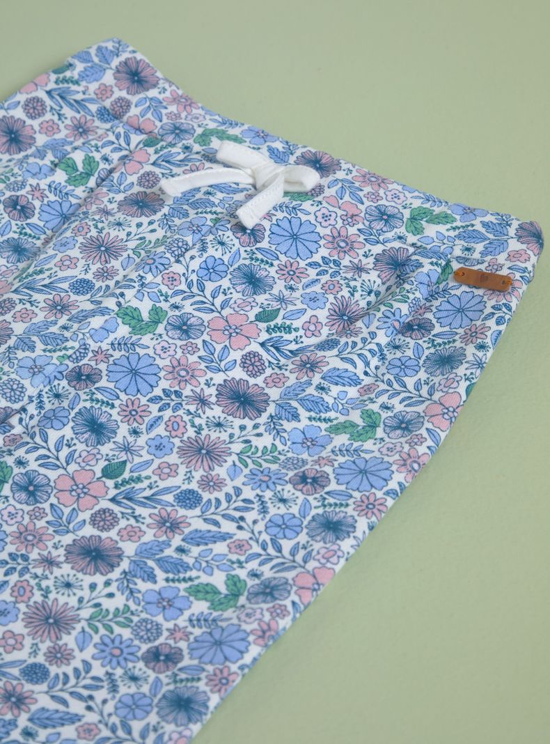 Pantalón con Estampado y Pinzas-2