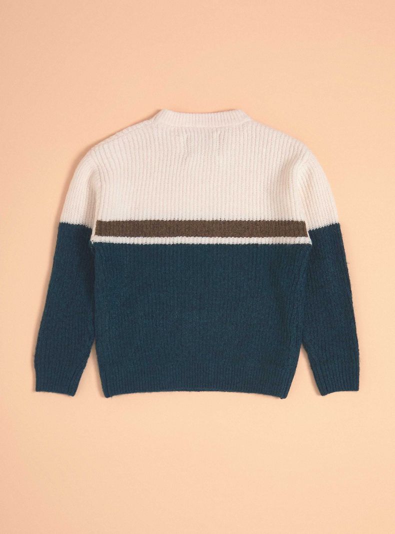 Sweater Color Block Look Lana-3
