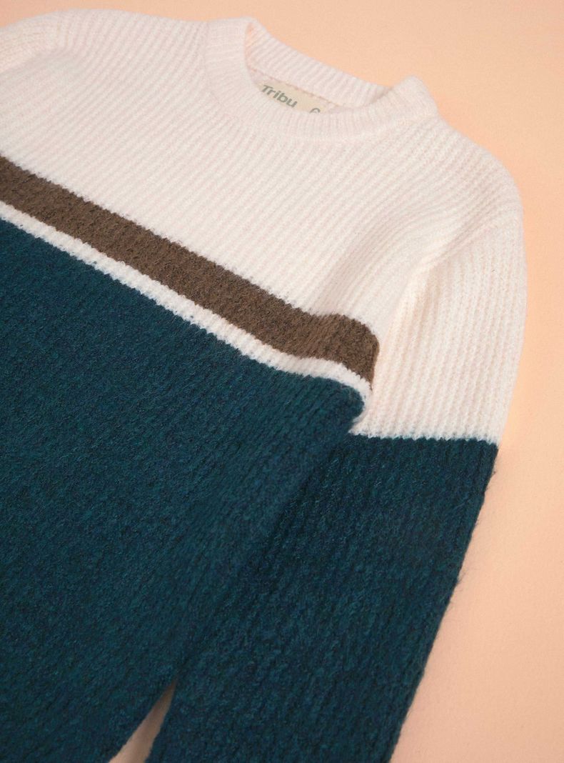 Sweater Color Block Look Lana-4