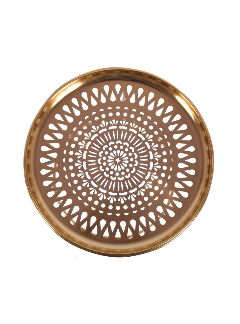 Mesa Lateral Tallada Metal 40 cm-5