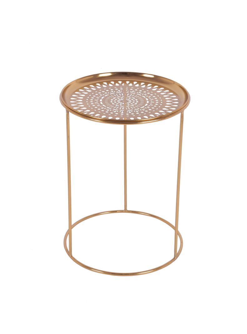 Mesa Lateral Tallada Metal 40 cm-3