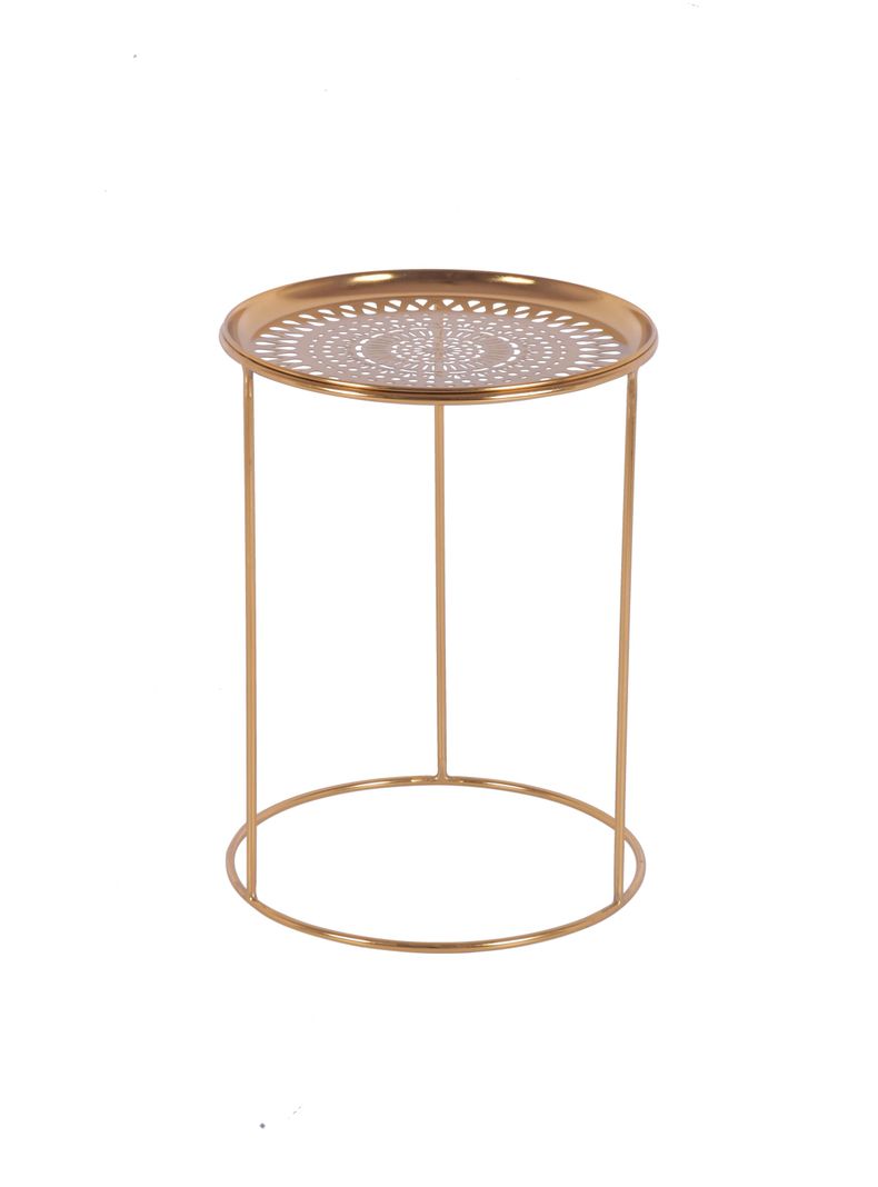 Mesa Lateral Tallada Metal 40 cm-4