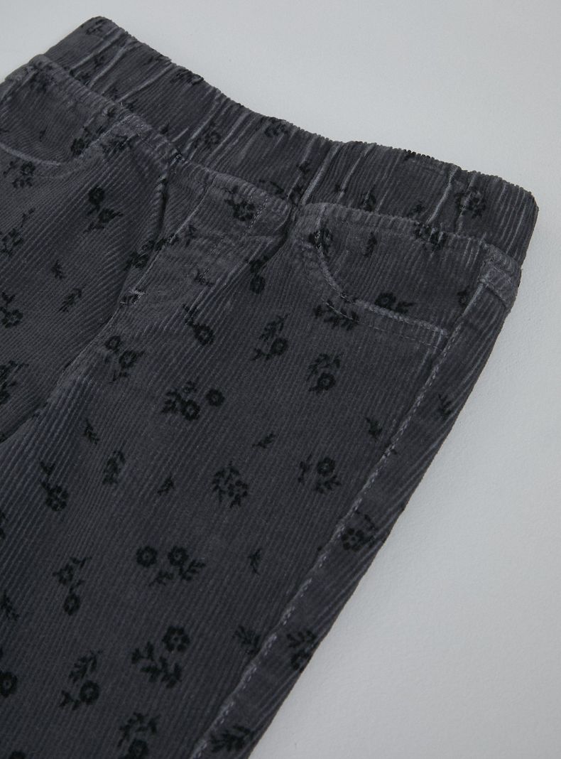 Pantalón Cotelé Estampado-2
