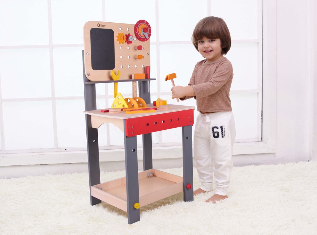 Juego de Aprendizaje Mesa Carpintero con Herramientas-1