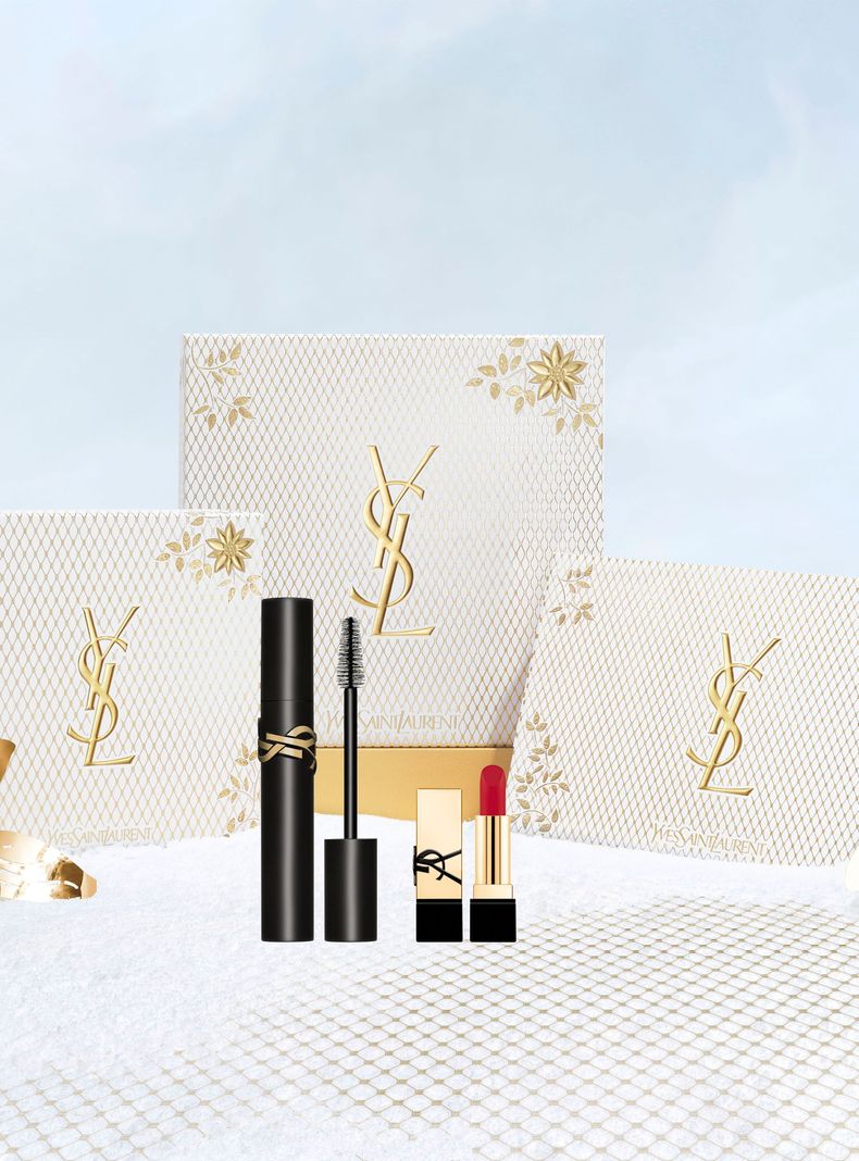 Set Maquillaje Máscara de Pestañas Lash Clash + Mini Labial Rouge Pur Couture RM-2