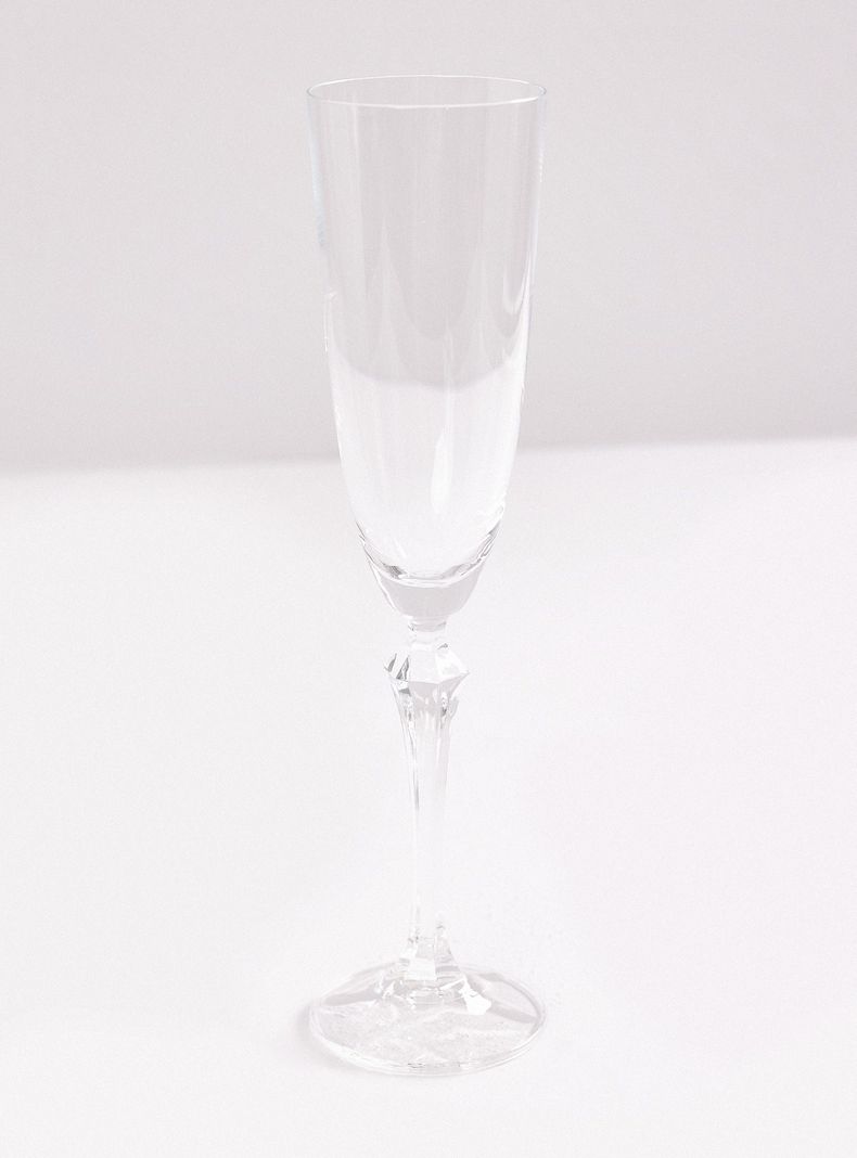 Set 6 Copas Cristal Elizabeth Champaña-1